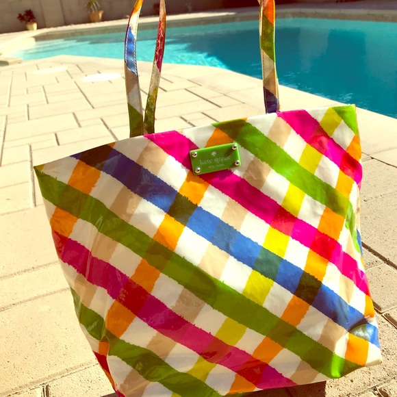 kate spade plastic tote
